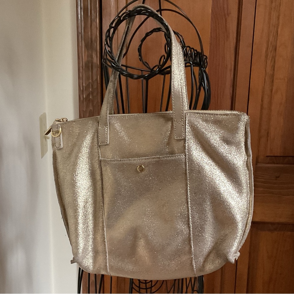 Gil I Elegant Gold Tote Bag, small